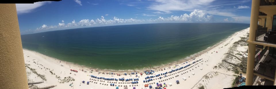 Panoramic view from patio