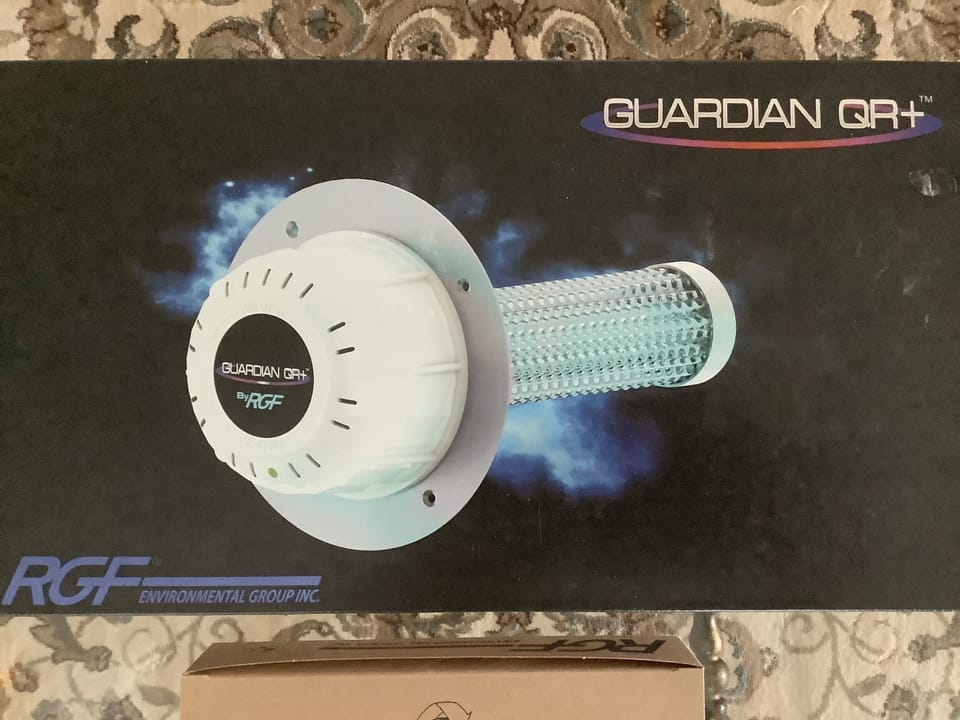 GUARDIAN AIR QR+ PURIFYING SYSTEM - Proven to eliminate bacteria-viruses & mold.