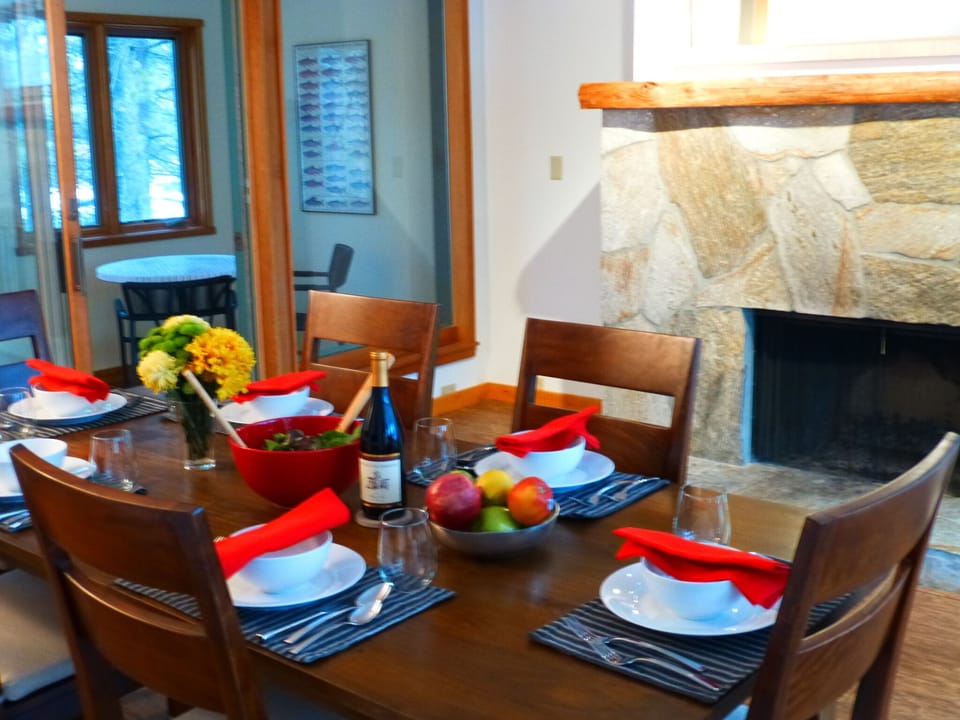Fire side dinning