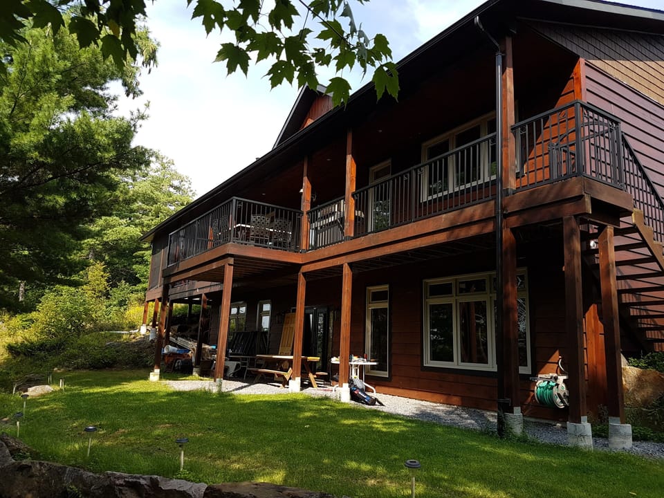 Lake side of the cottage