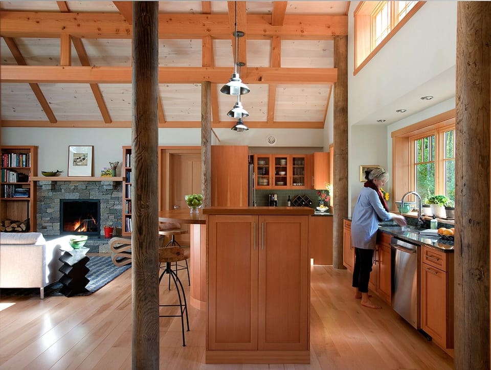 Great room. Kitchen pantry right. Living area left. Dining area left out of pic.