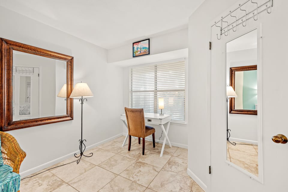 Nice desk area in master bedroom