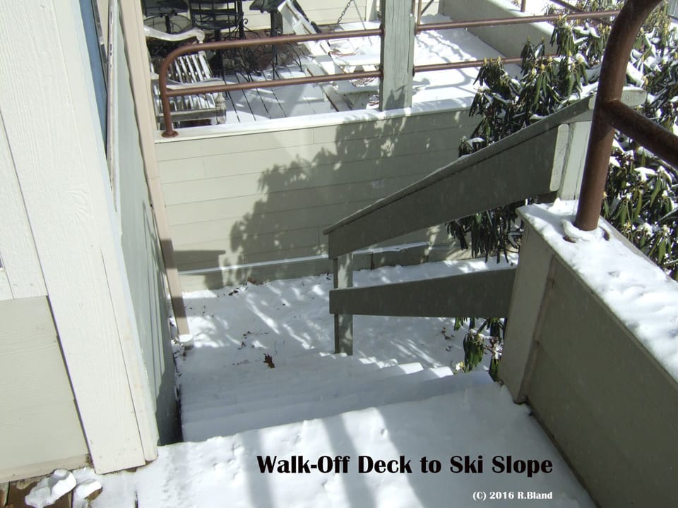 Walk right off of your deck to slopes and lift