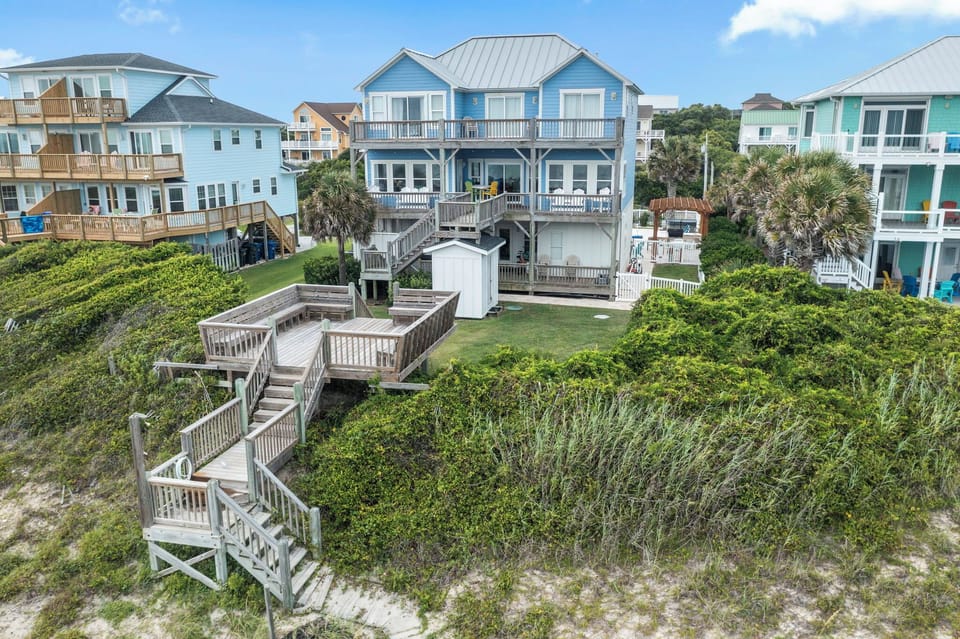 Private stairs directly to the beach