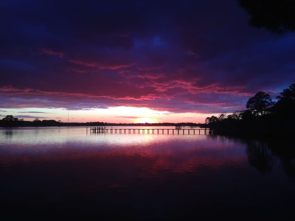 Sunset on Elizabeth river