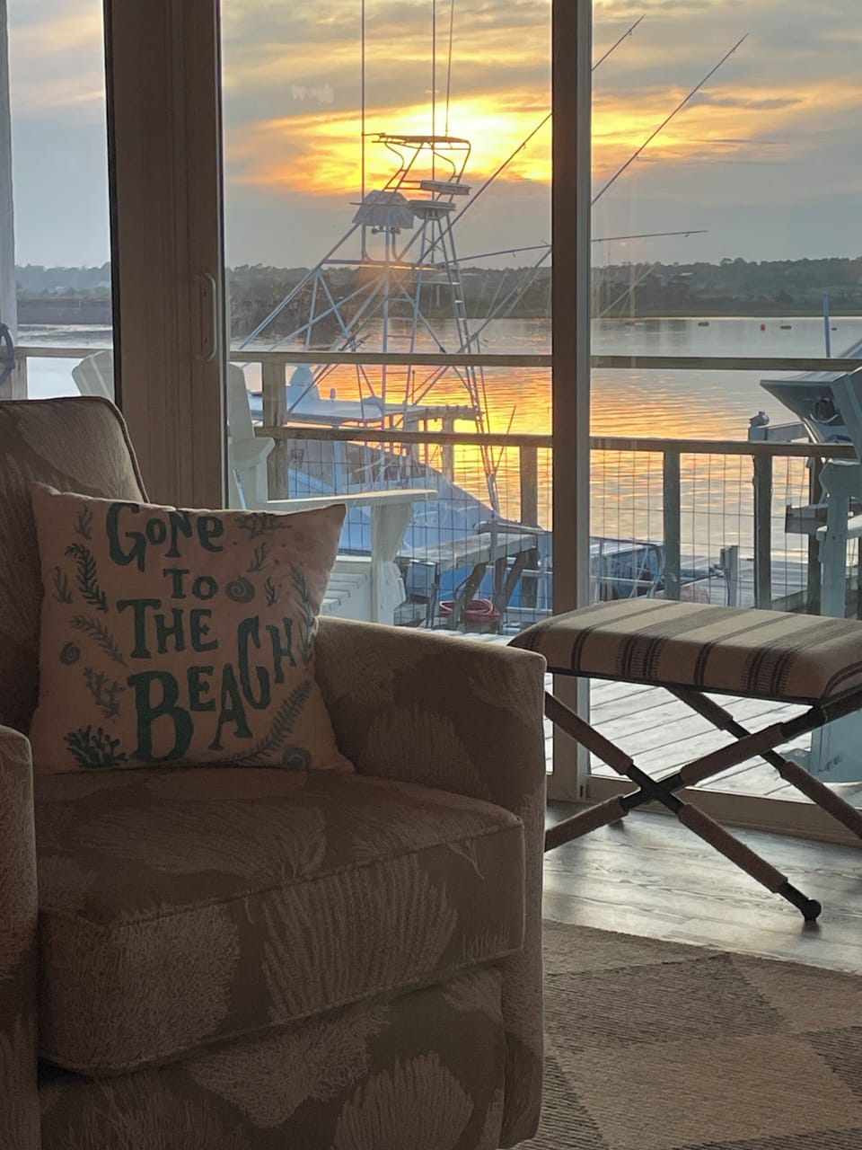 It's always good to be "gone to the beach" at our TOPSAIL TIME cottage!