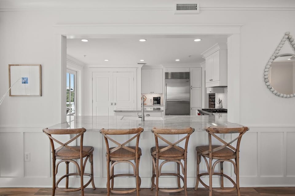 Kitchen and bar seating