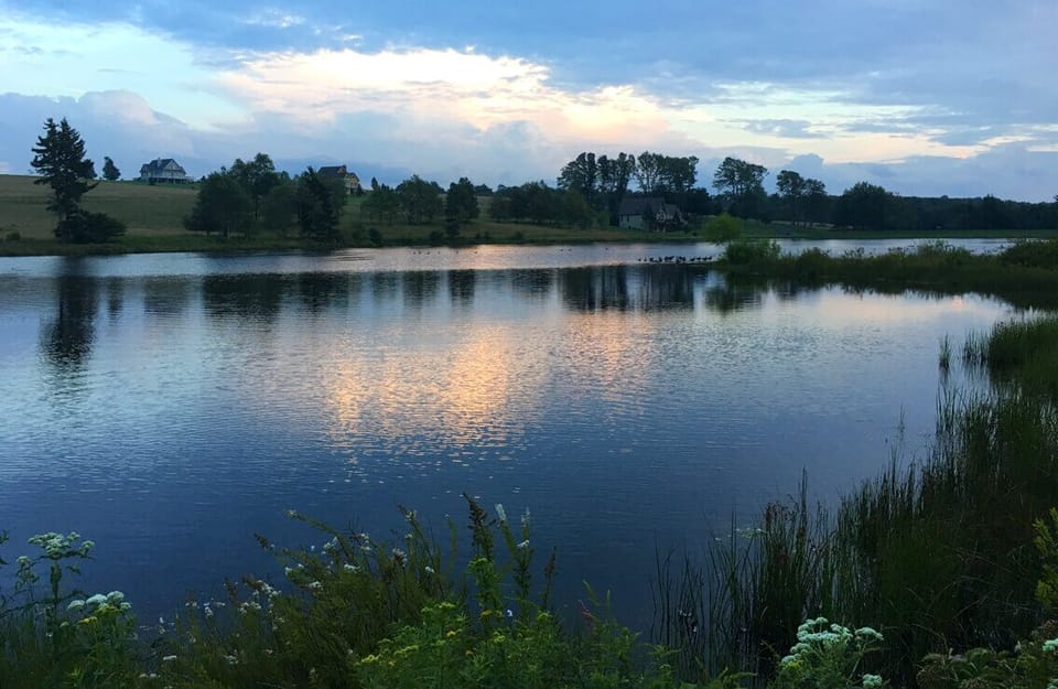 Picture of North Lake(picture not taken from the cabin a very short walk away.)