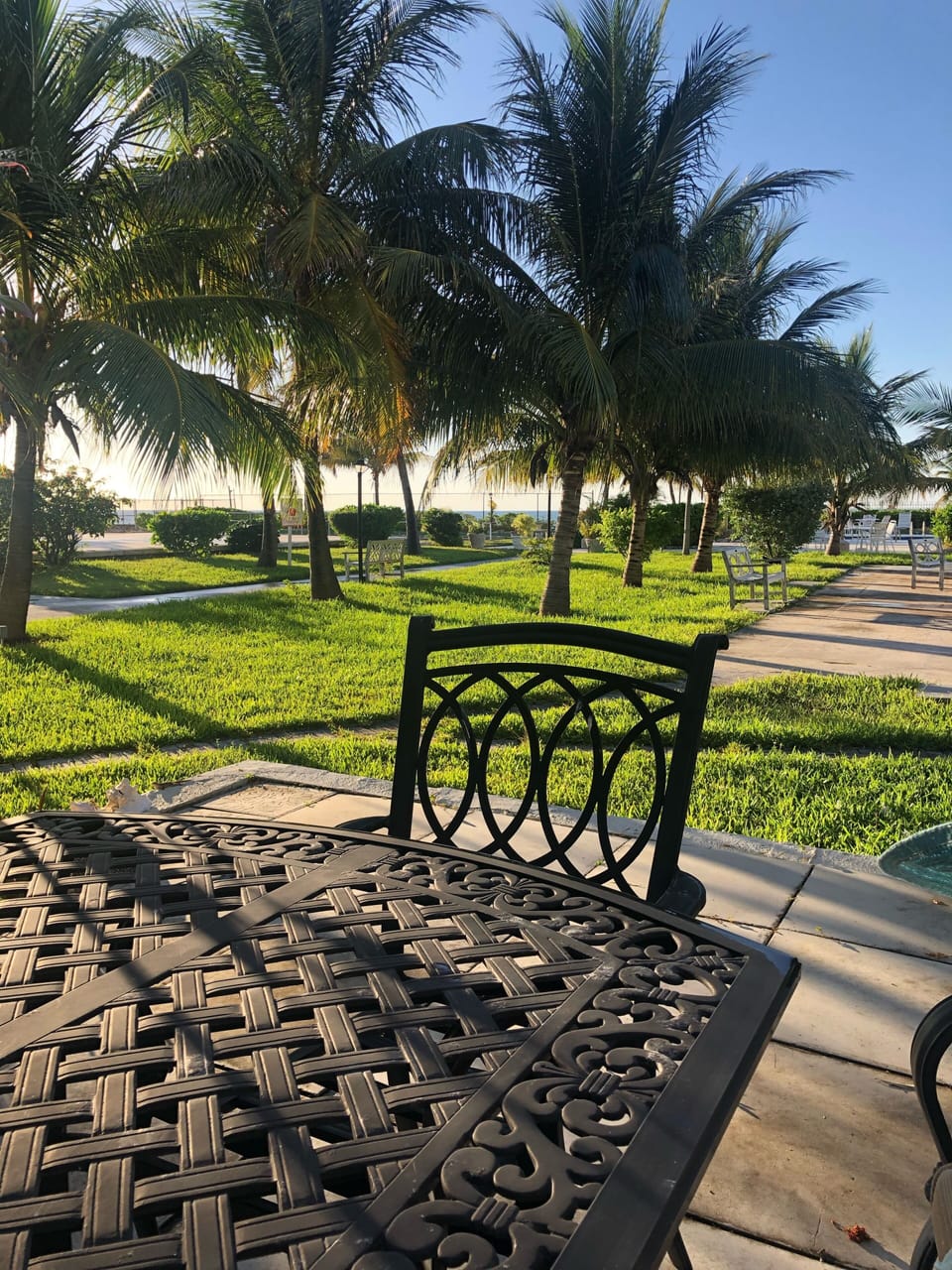 Our patio, ground floor