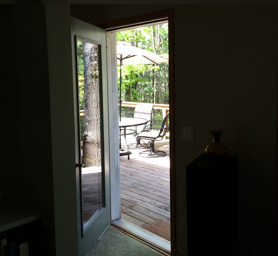 let's head out back.