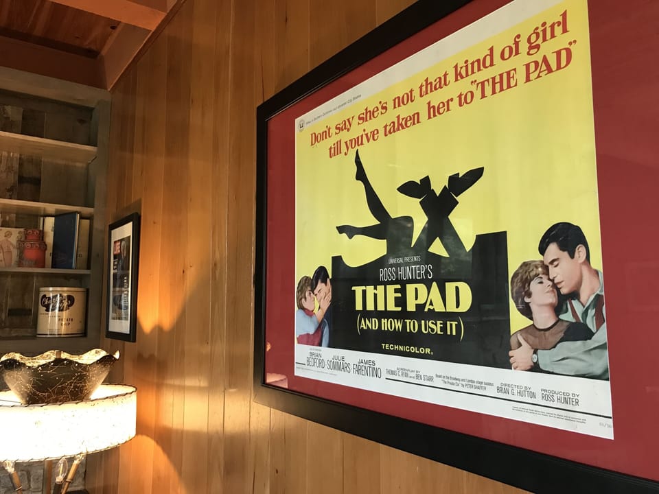 Return to the 1960s at The Pad!