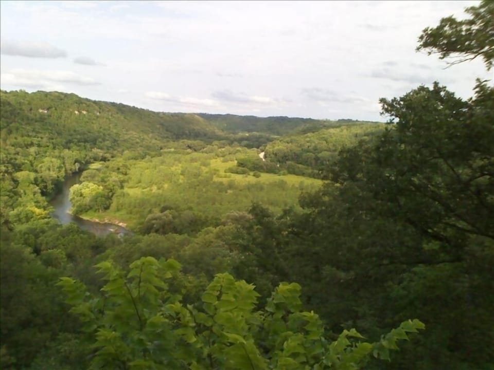 The view from the Bluff tops over Whalan