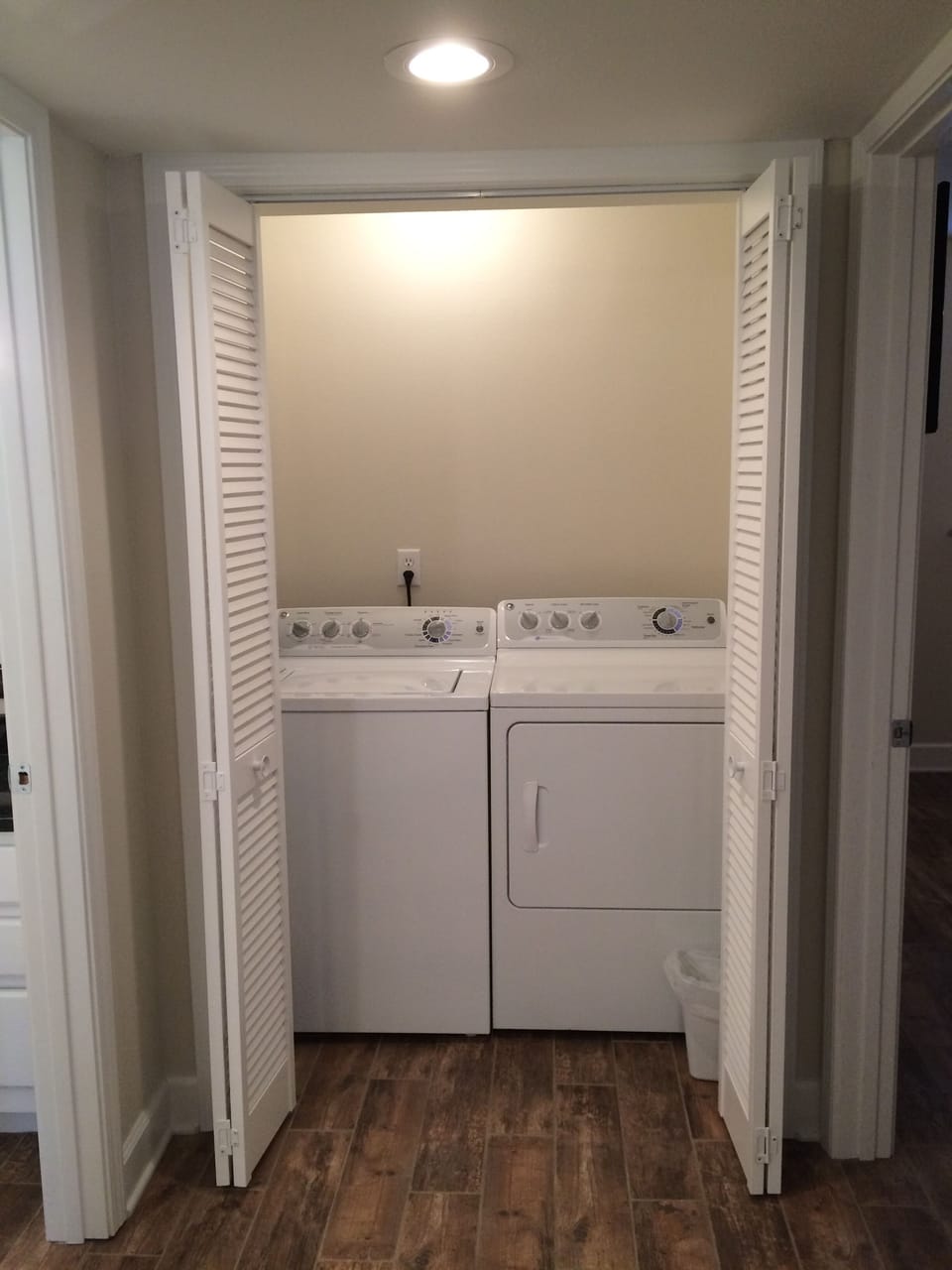 Full size washer and dryer