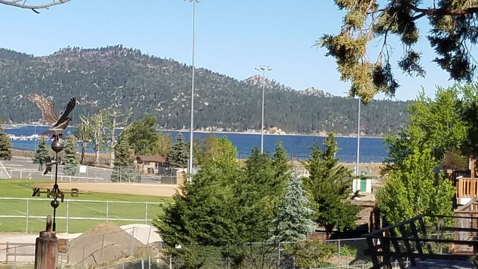 Enjoy the lake view to the west.