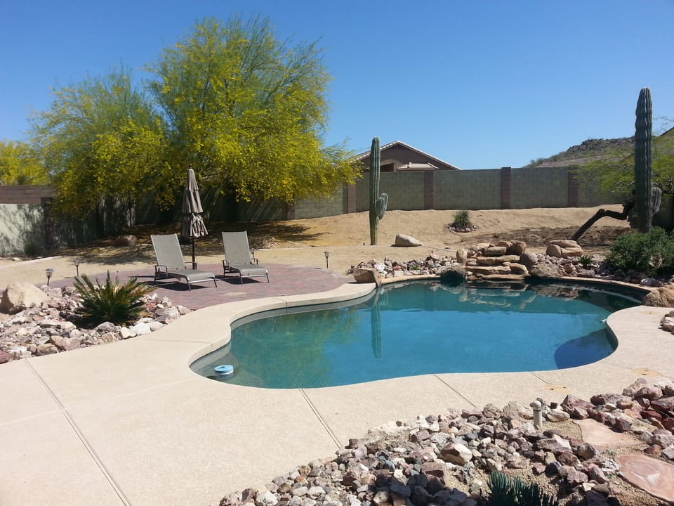 Pool and sun deck