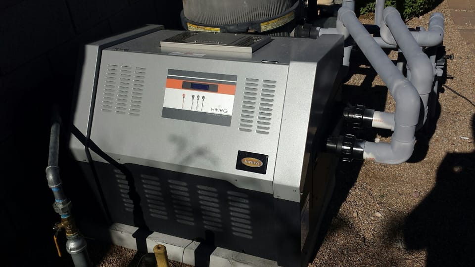 New 400,000 btu pool heater 