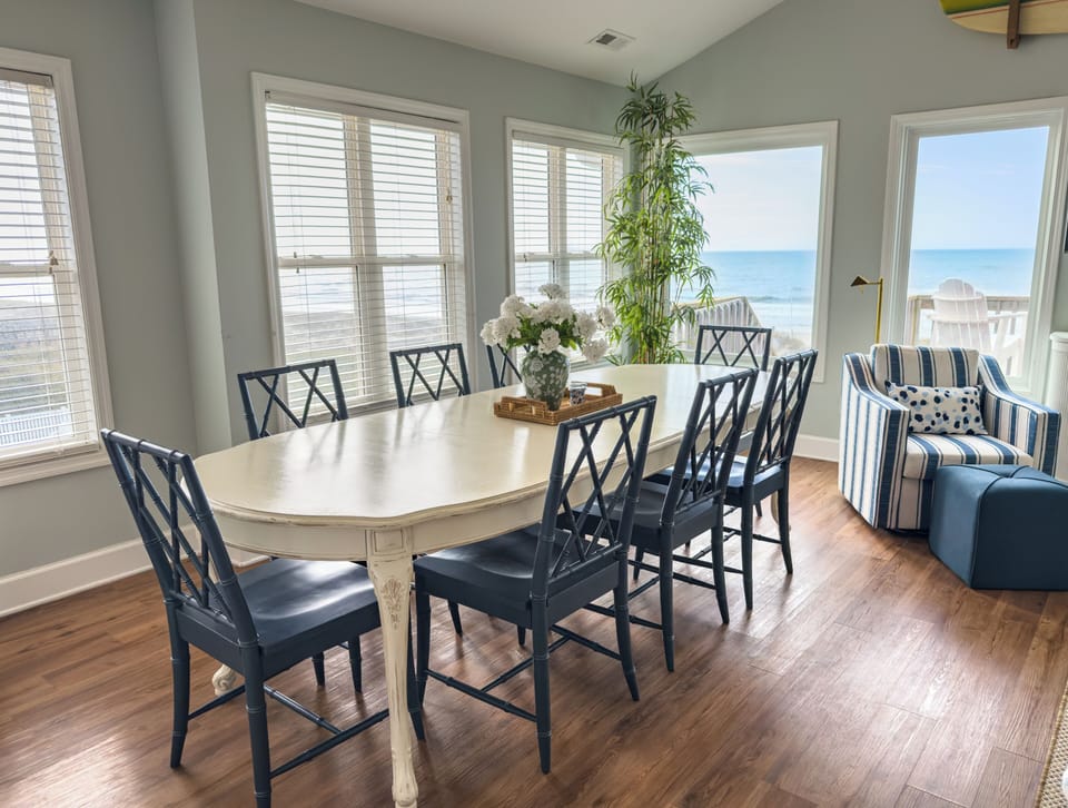 Large dining area perfect for shared meals