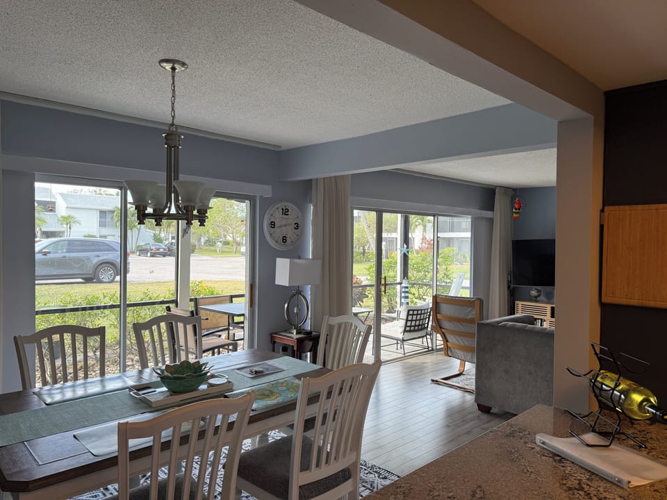 View from kitchen