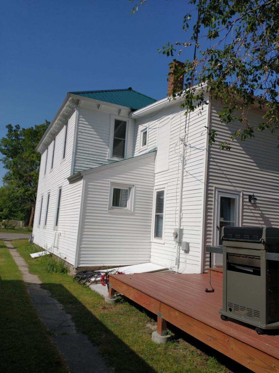 Deck with BBQ