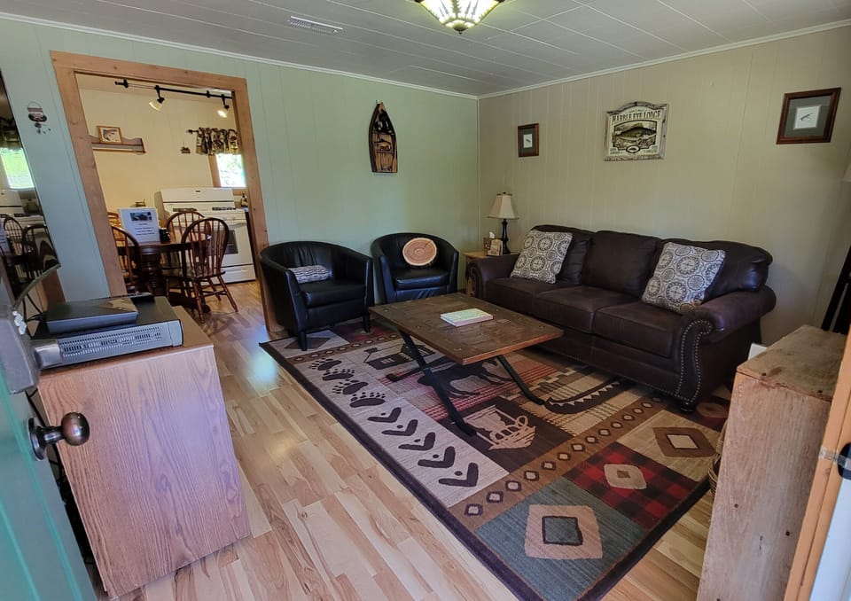 Living Room with Queen sleeper sofa