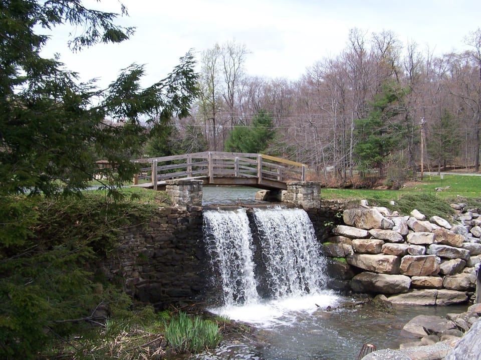 Beautiful waterfall on the road leading to our condo