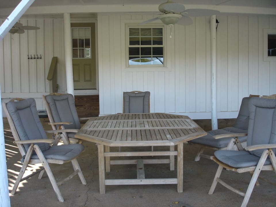 Patio and Back Entrance