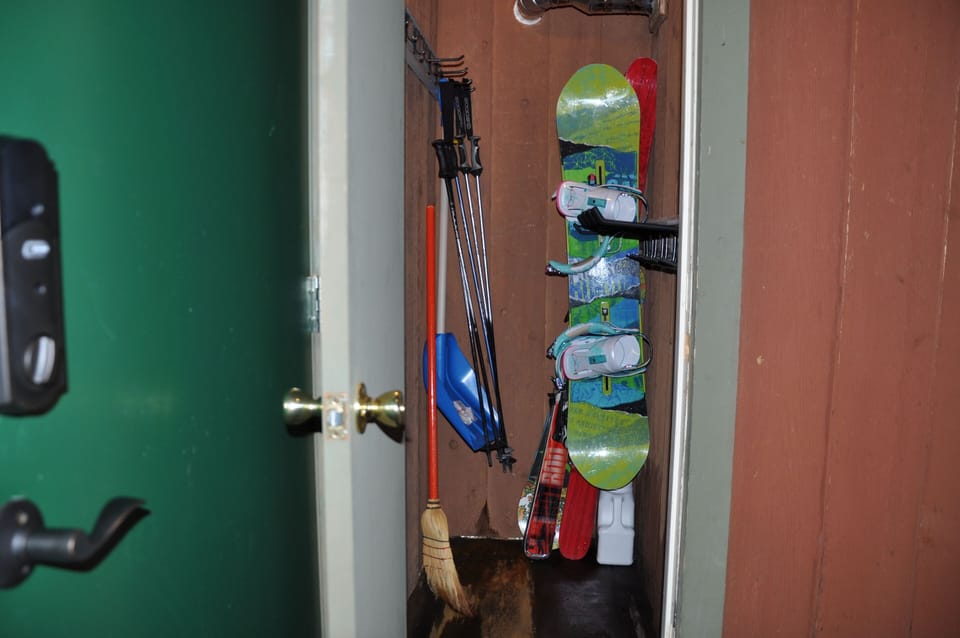 Ski Closet in Mud Room