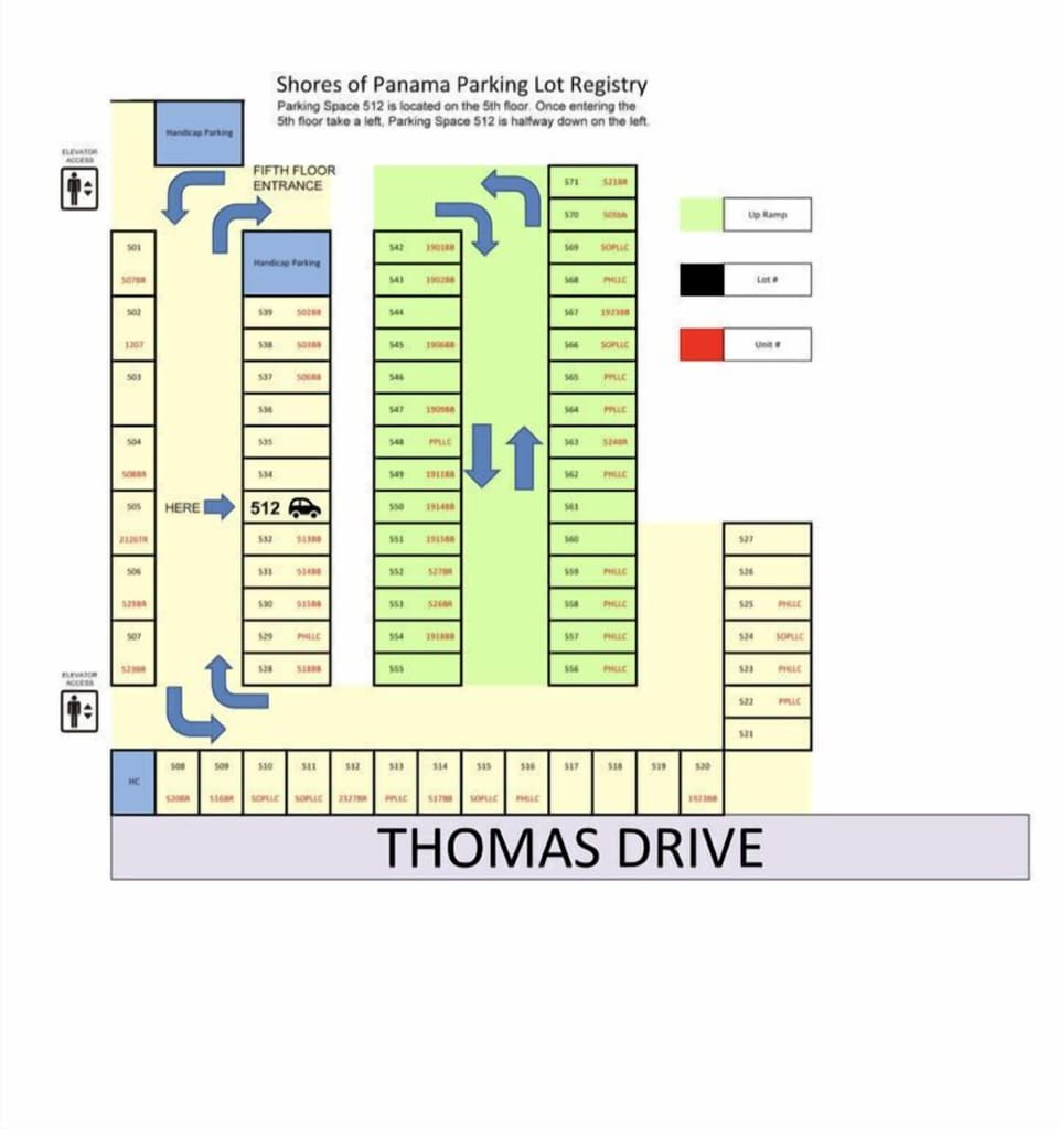 Registered Parking Map