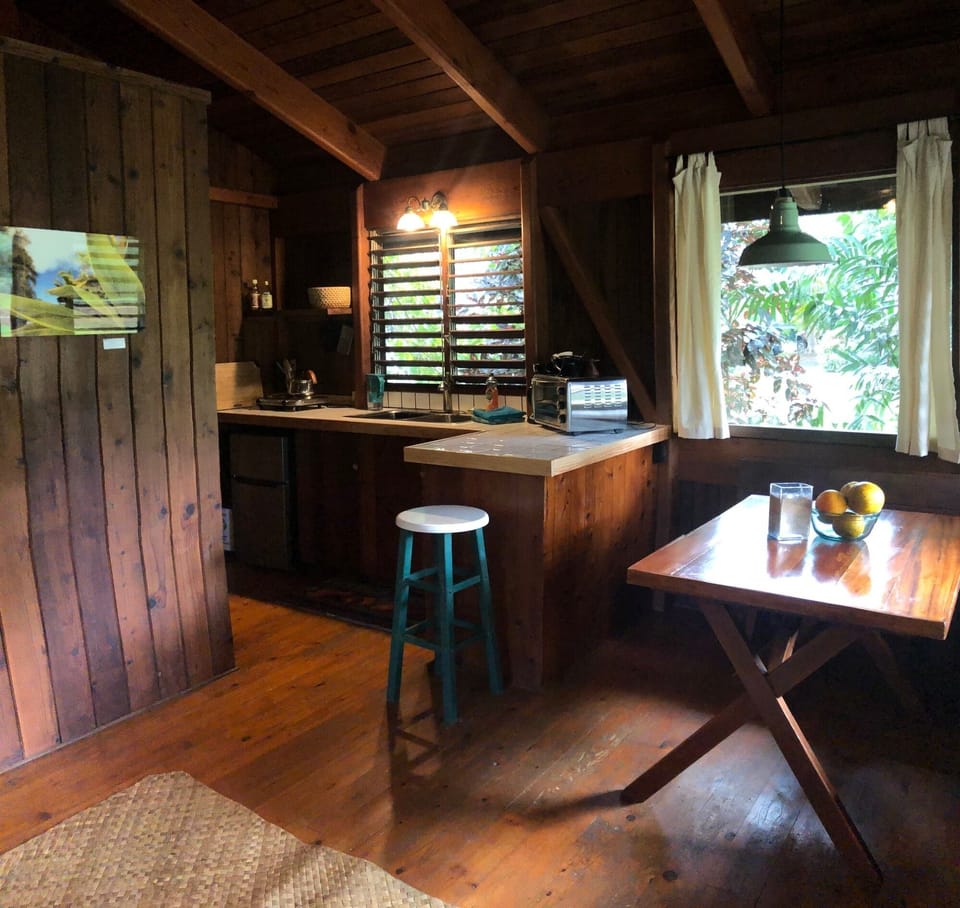 dining area and kitchenette