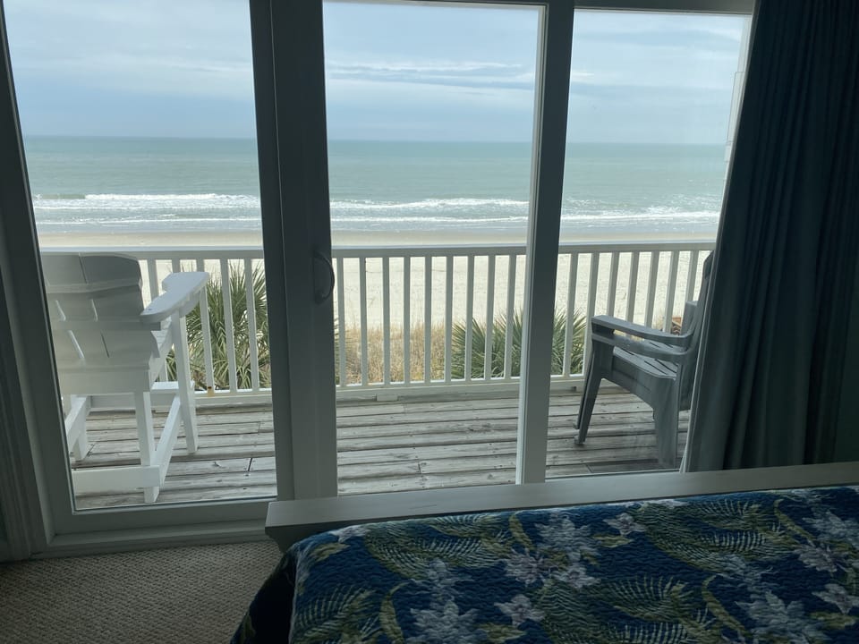 Ocean view with deck off master