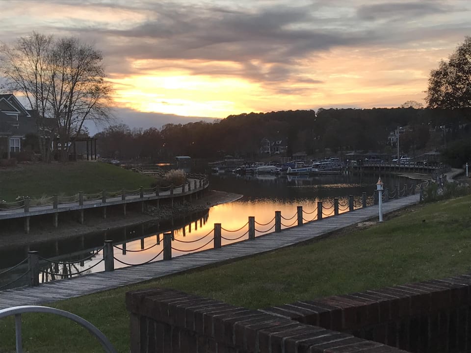 Sunset from our patio