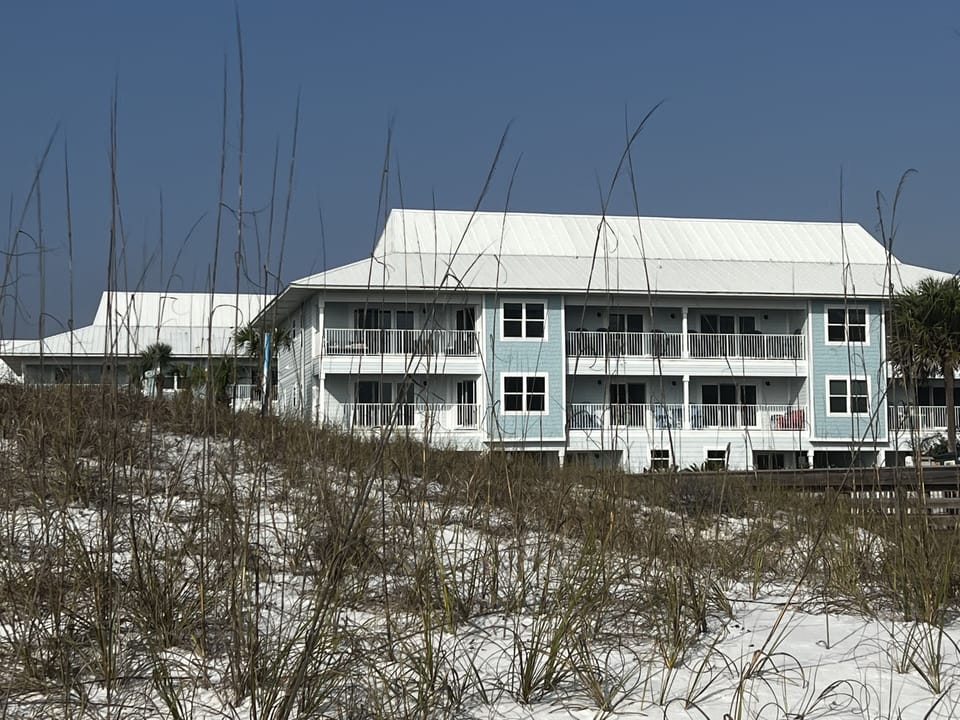 The Complex sits right adjacent to the beach, just a 5 min "toddler" walk
