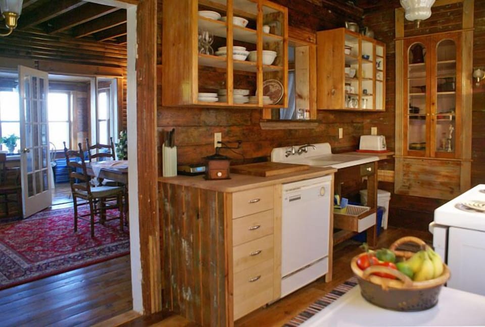 Caboose kitchen with Lake view and all modern conveniences 

