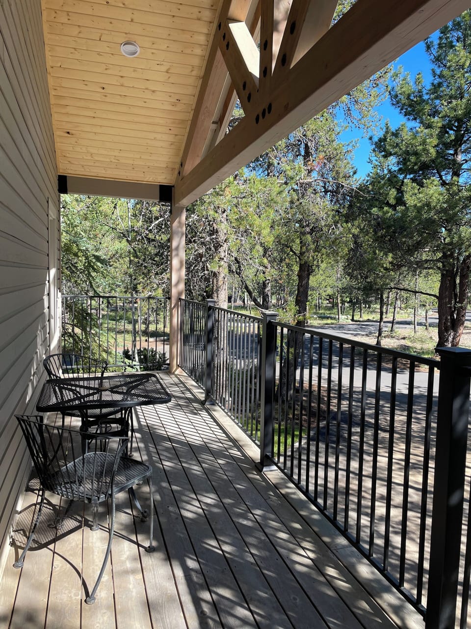 Private deck off the master suite