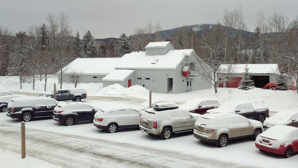 Put on your swimsuit and make a quick dash across the parking lot to the pool.