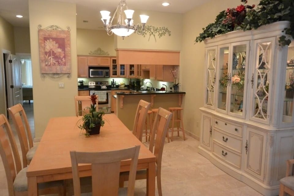 Ocean View Dining Room and kitchen 
