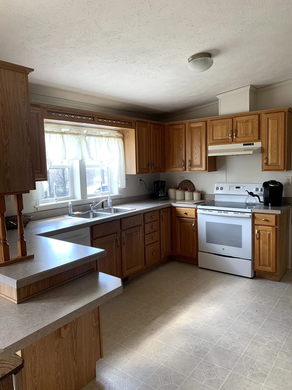 kitchen with everything you need to do your cooking and baking
