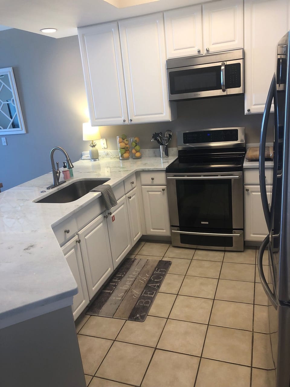 Kitchen all stainless appliances