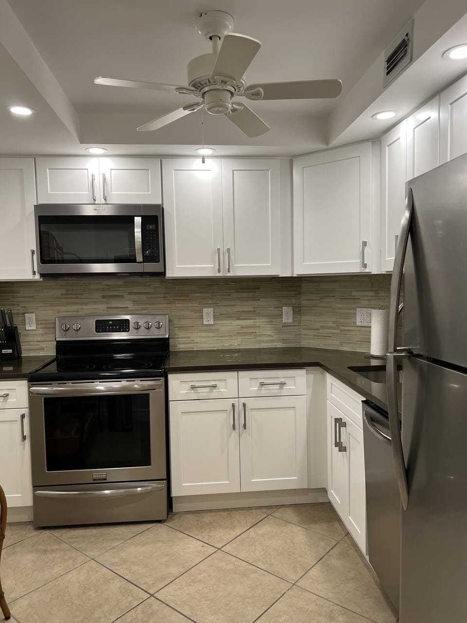Newly remodeled kitchen