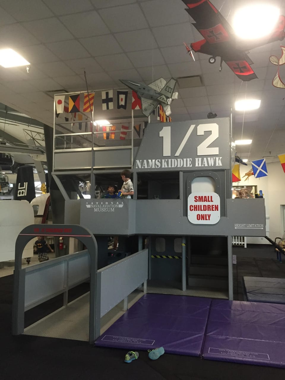 National Aviation Museum on NAS Pensacola, indoor Aircraft carrier playground