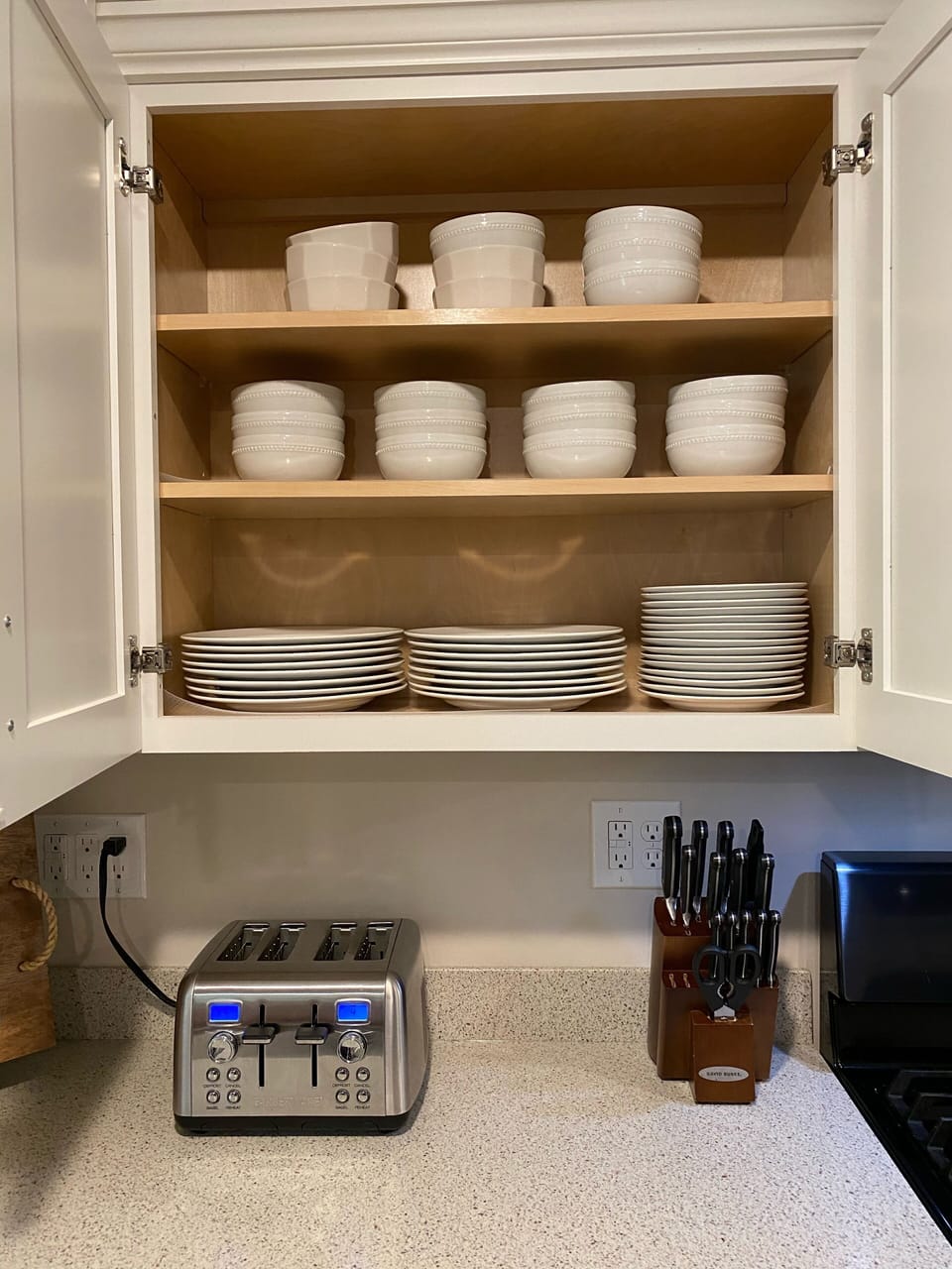 Well stocked kitchen