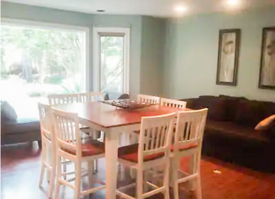 Dining/Game room. Main house. 