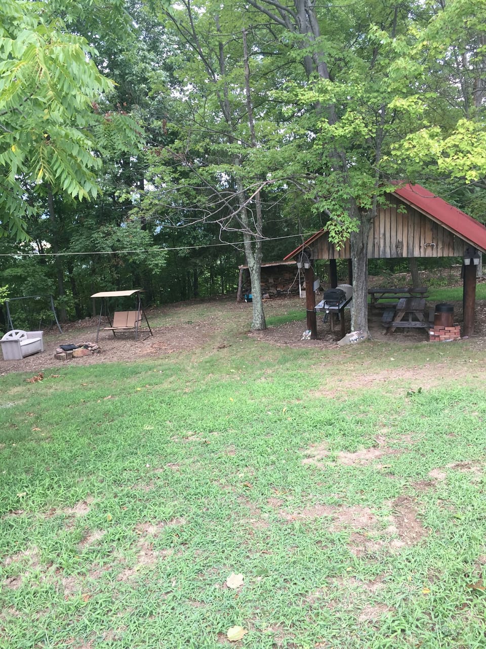 pavillion and firepit