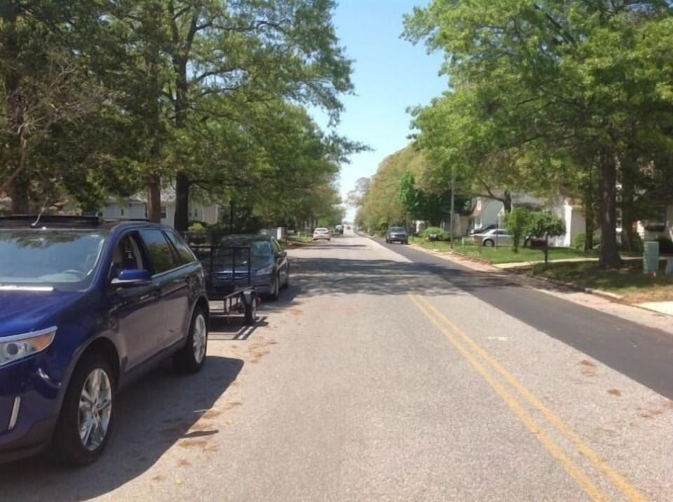 Quiet neighborhood, bay access at end of street.  You can see the water!