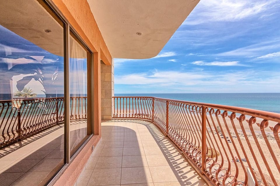 West side of wrap around balcony