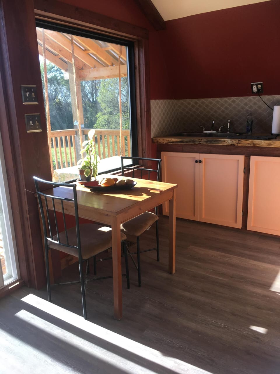 The kitchen.