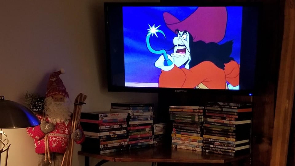 Wind down with movie selection.