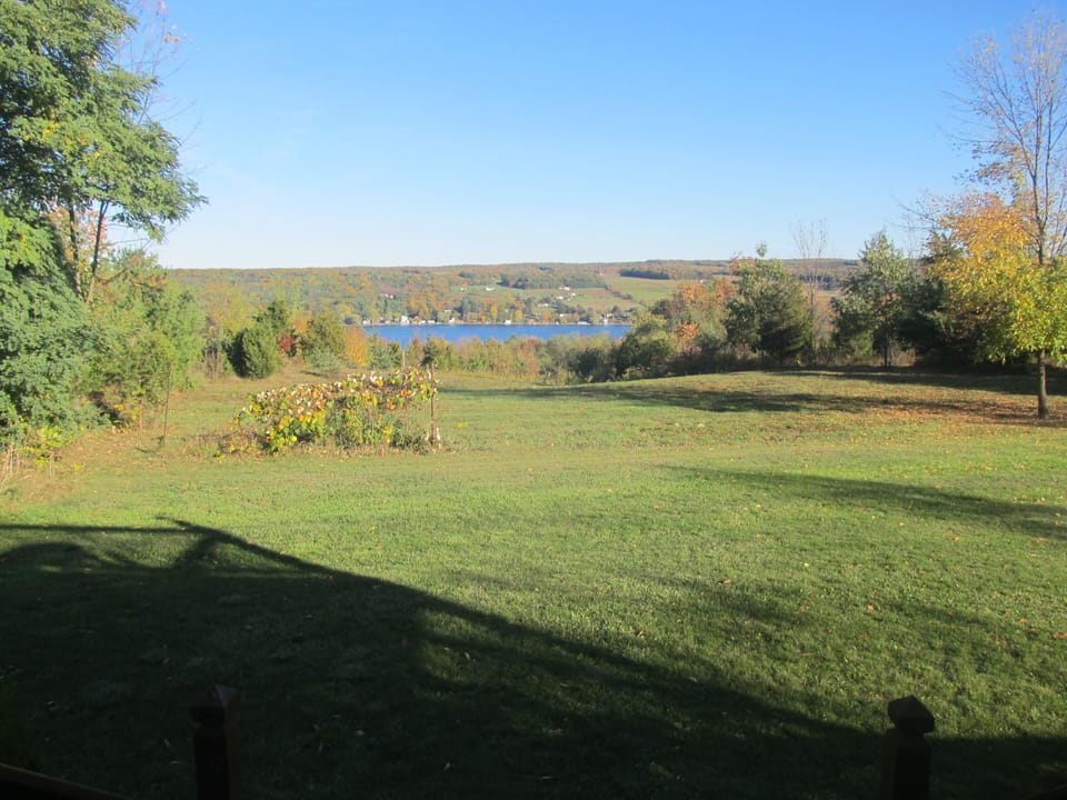 View from the lower deck