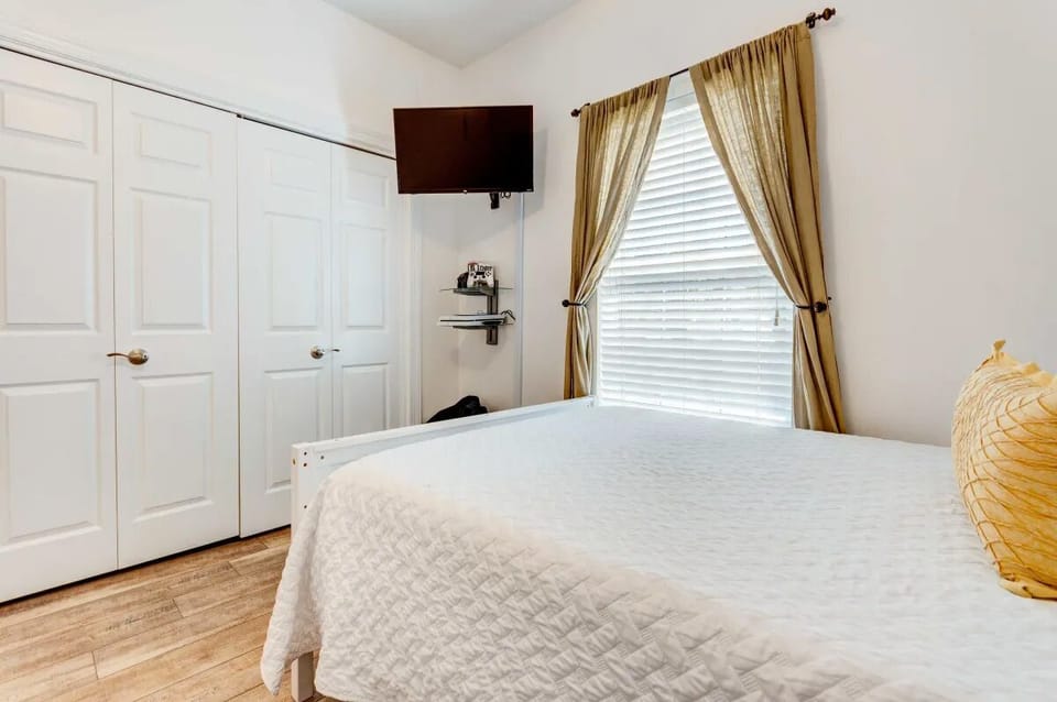 Full size room (single trundle underneath one of the beds)