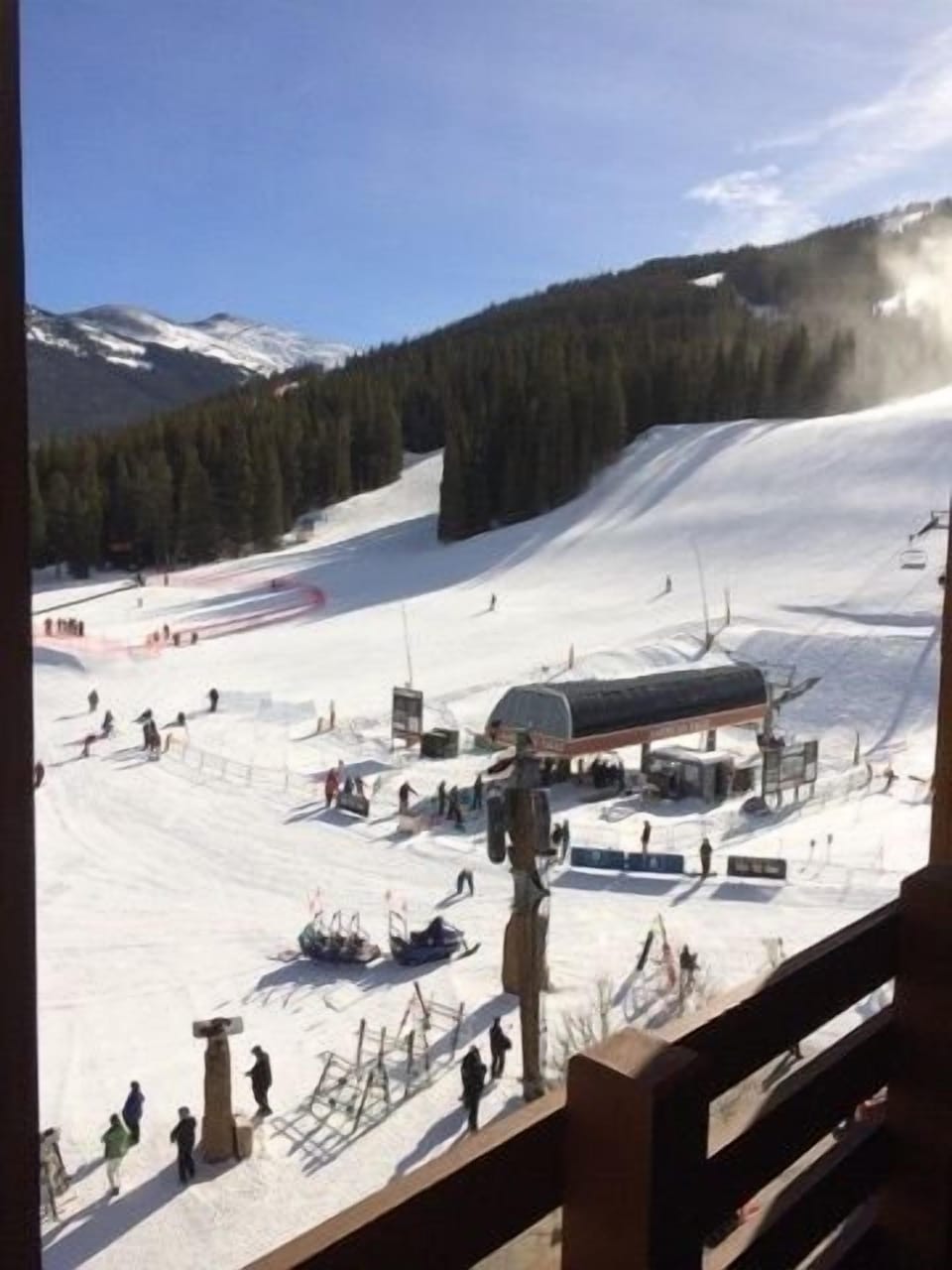 View from deck